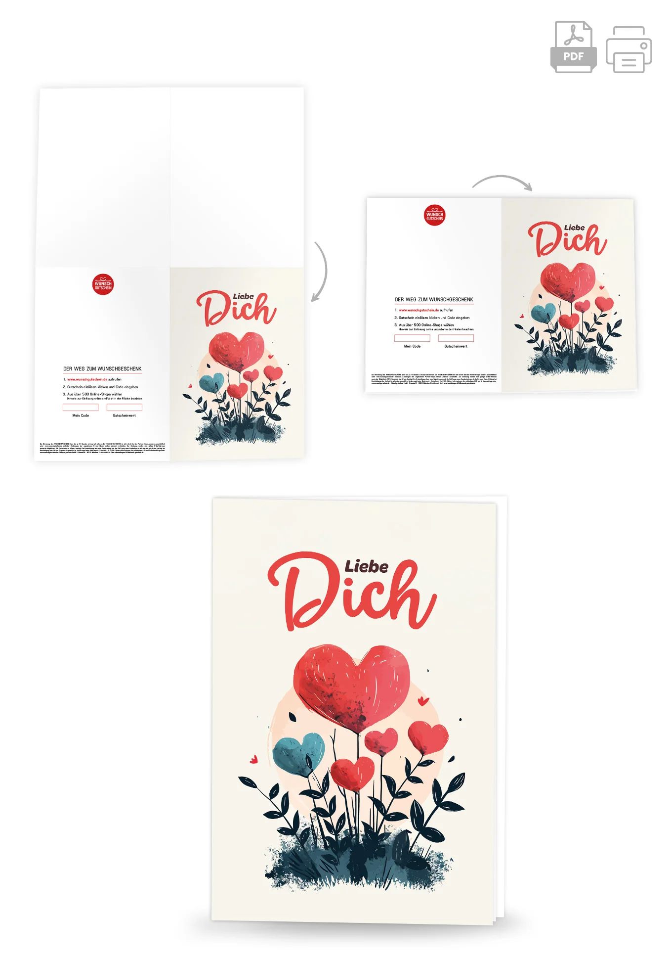 Liebe Dich - Herzblumen PDF - Image 4