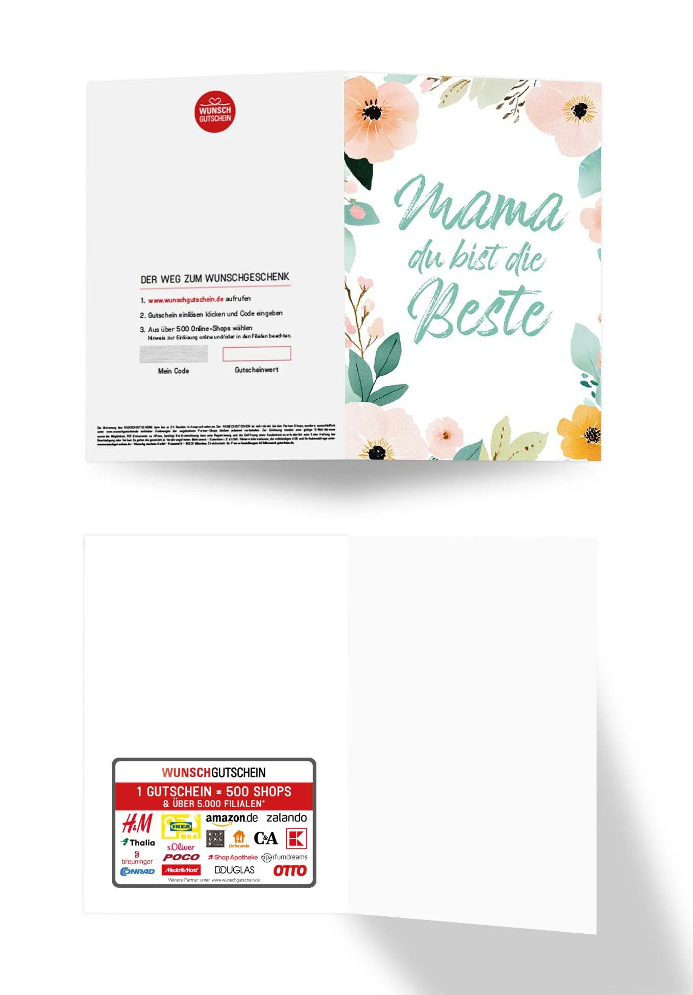 Mama du bist die Beste - Blumenrahmen - Image 3