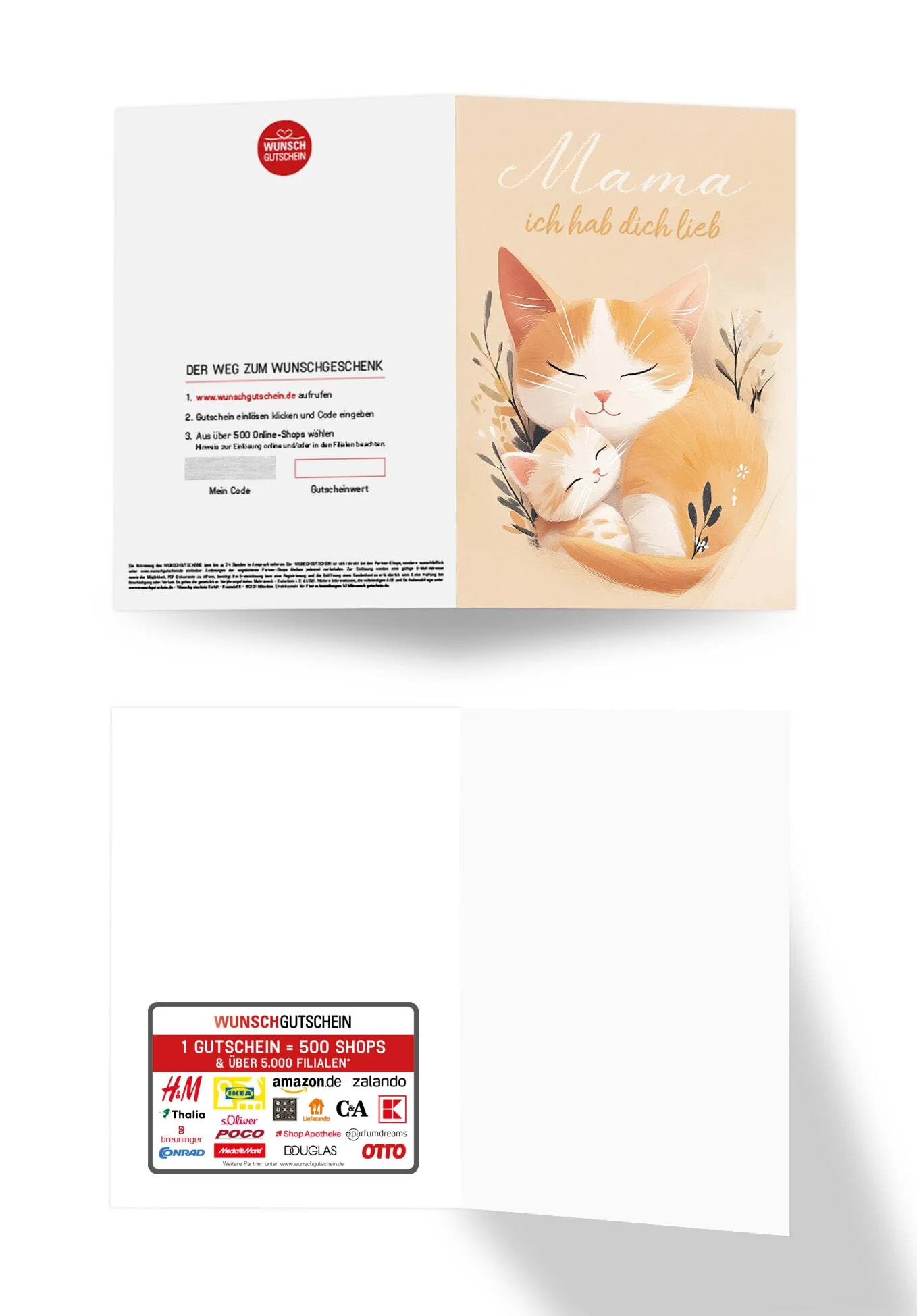 Mama hab dich lieb - Katzen Orange - Image 3