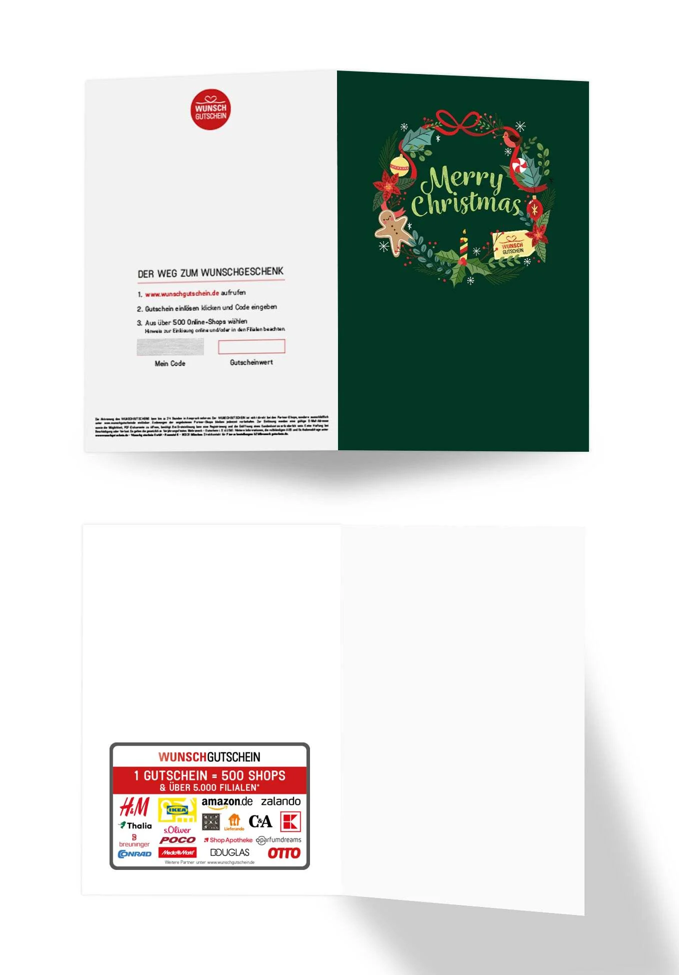 Merry Christmas - Kranz Grün - Image 3