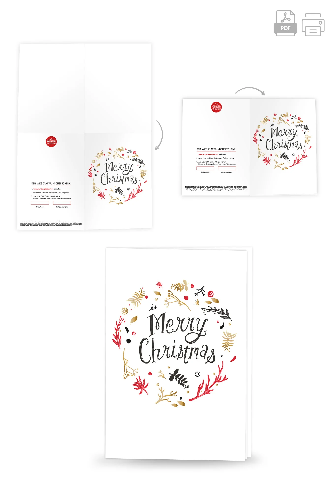 Merry Christmas - Kreis Weiß PDF - Image 4