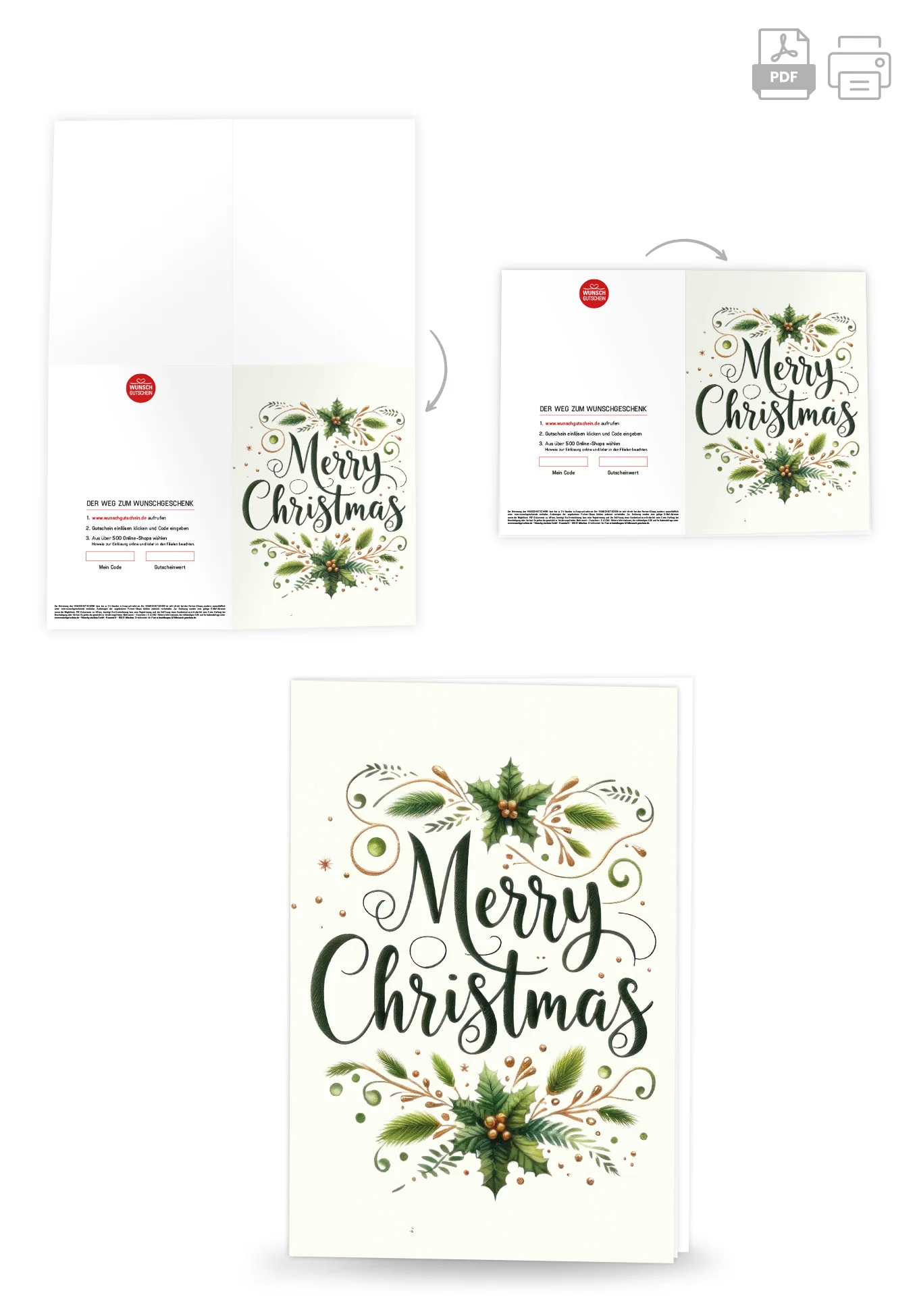 Merry Christmas - Zweige PDF - Image 4