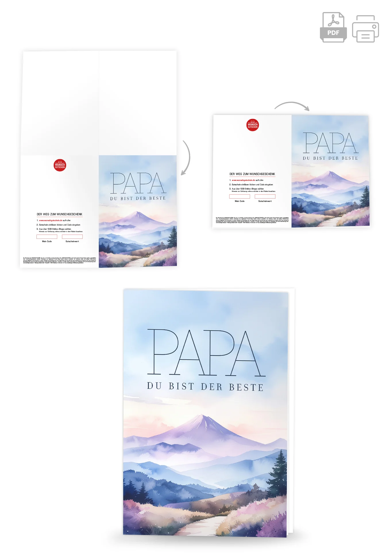 Papa du bist der Beste - Berg - Image 4