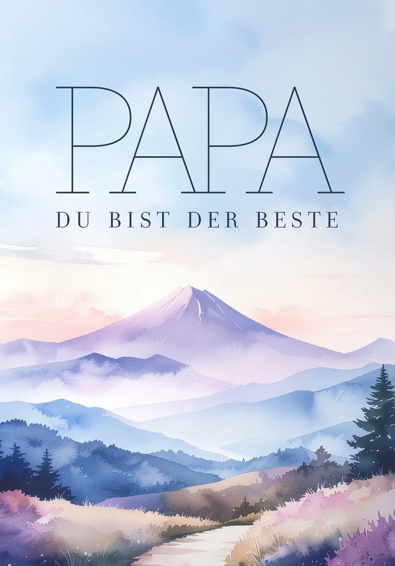 Papa du bist der Beste - Berg PDF - Image 2