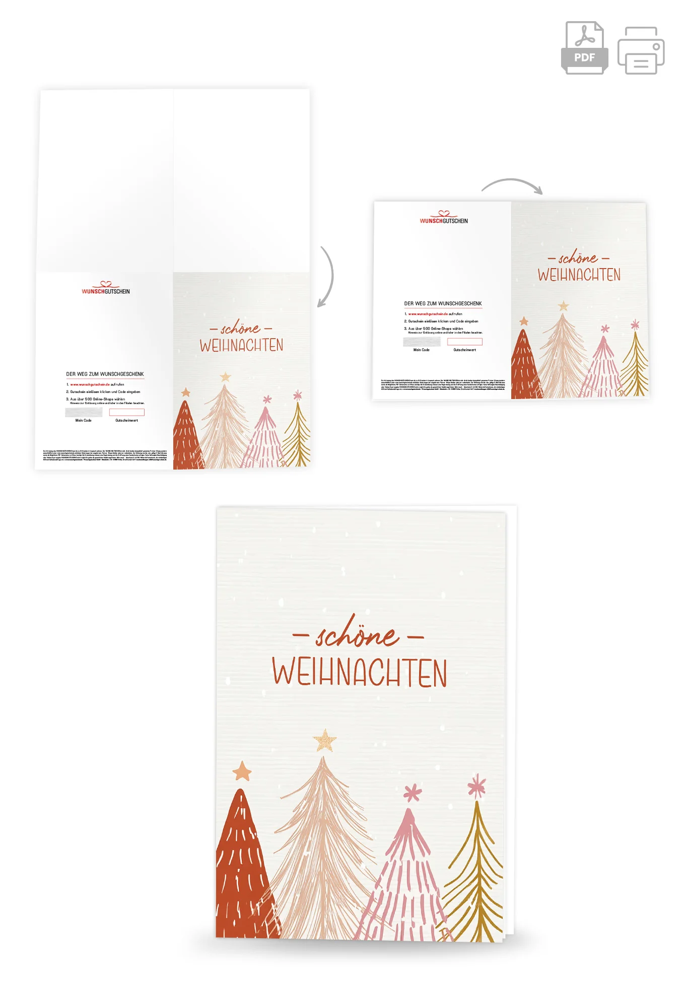 Schöne Weihnachten - Tannenbäume - Image 4