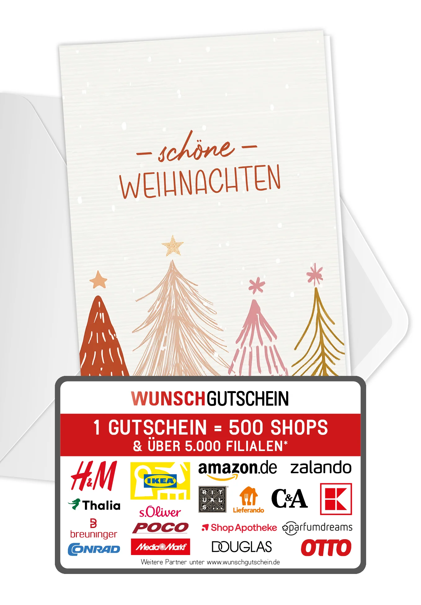 Schöne Weihnachten - Tannenbäume PDF