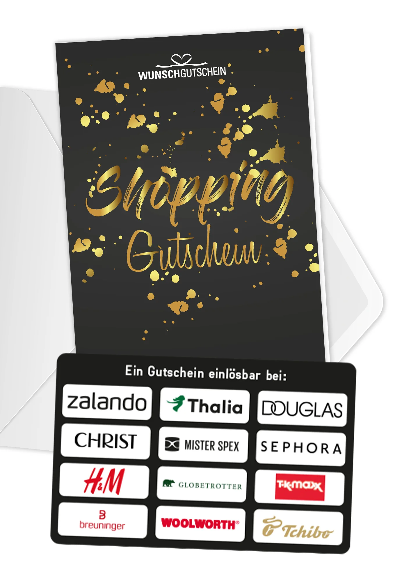 Shopping Gutschein – Einlösbar bei beliebten Top-Marken