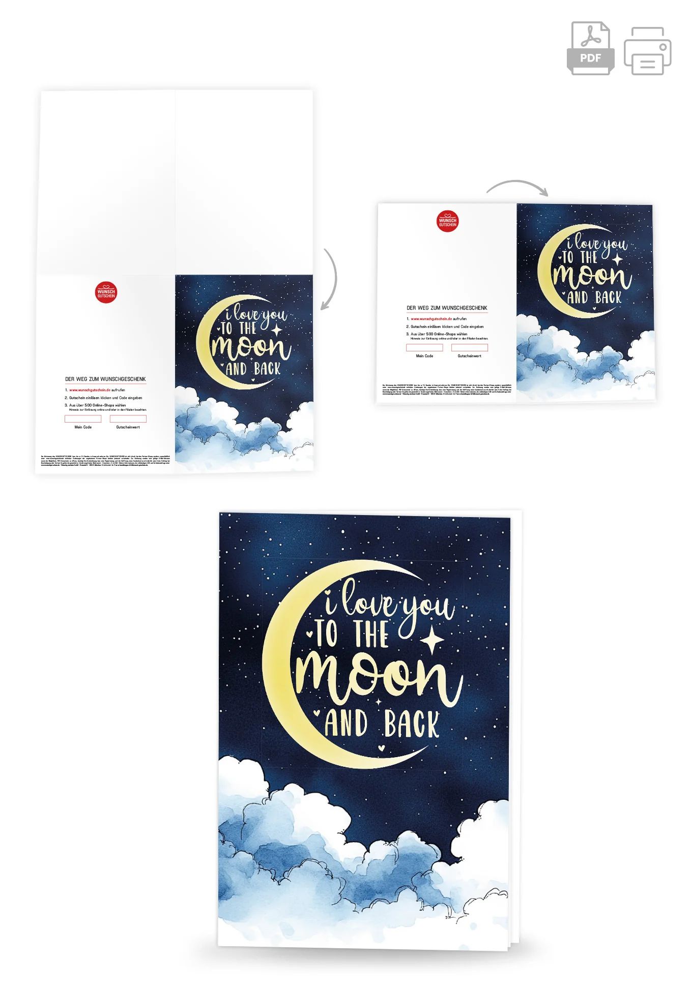 To The Moon - Mond Wolken - Image 4