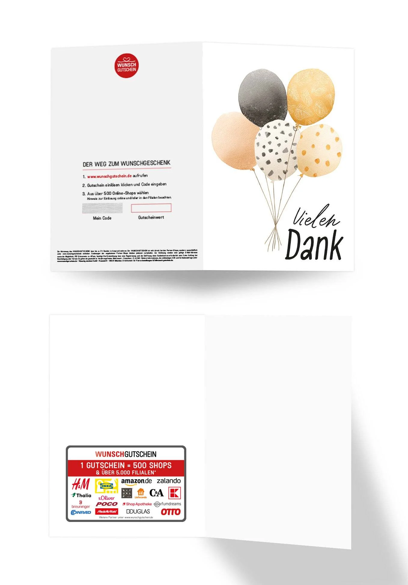 Vielen Dank - Ballons Wasserfarbe PDF - Image 3
