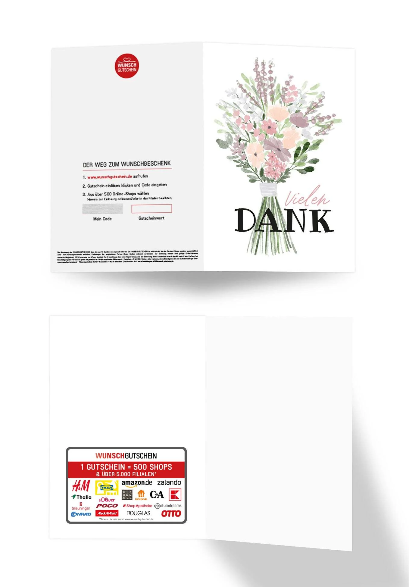 Vielen Dank - Blumenstrauss Lila - Image 3