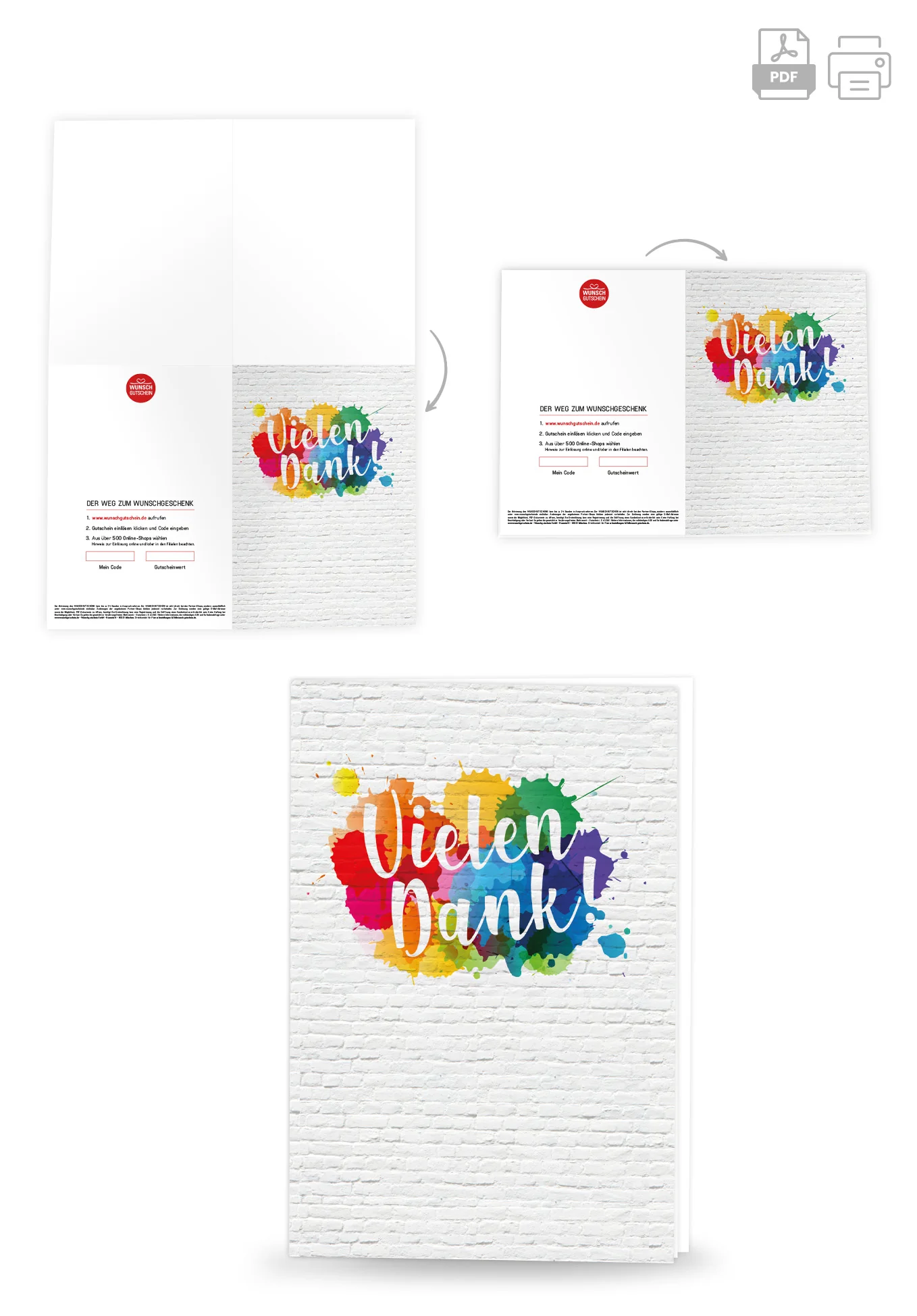 Vielen Dank - Bunte Kleckse PDF - Image 4