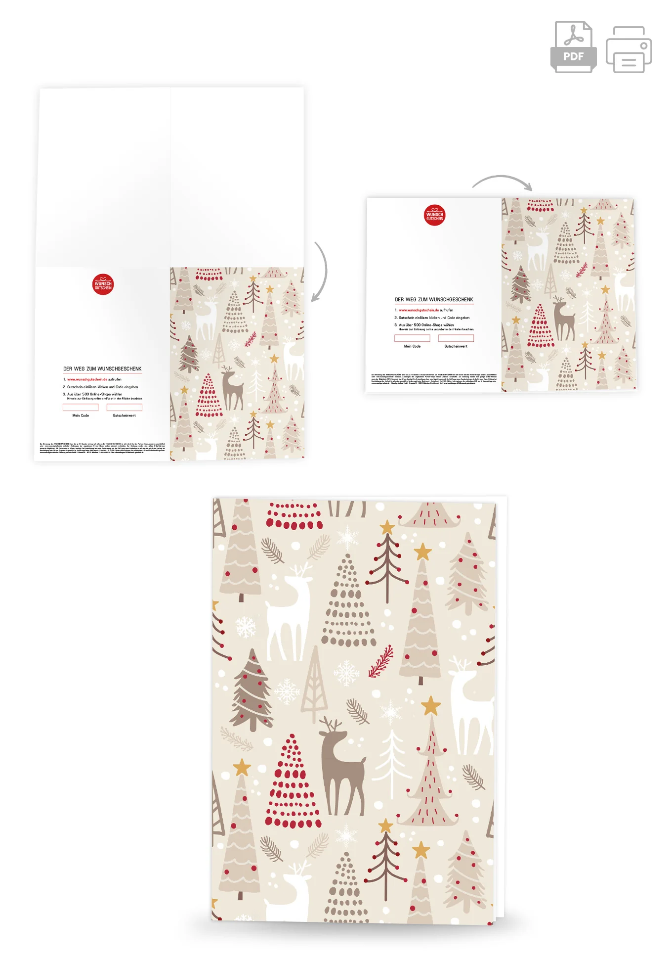 Weihnachtsbäume Beige PDF - Image 4