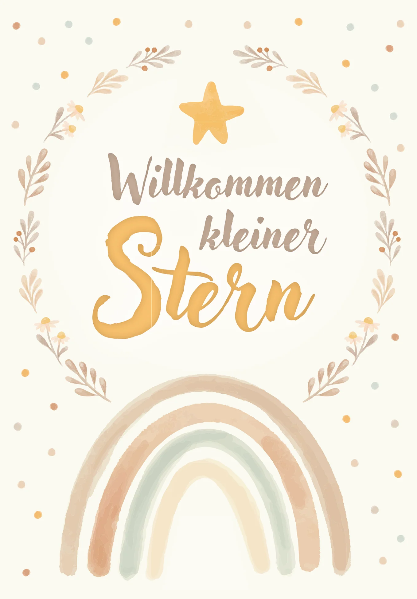 Willkommen Stern - Regenbogen - Image 2