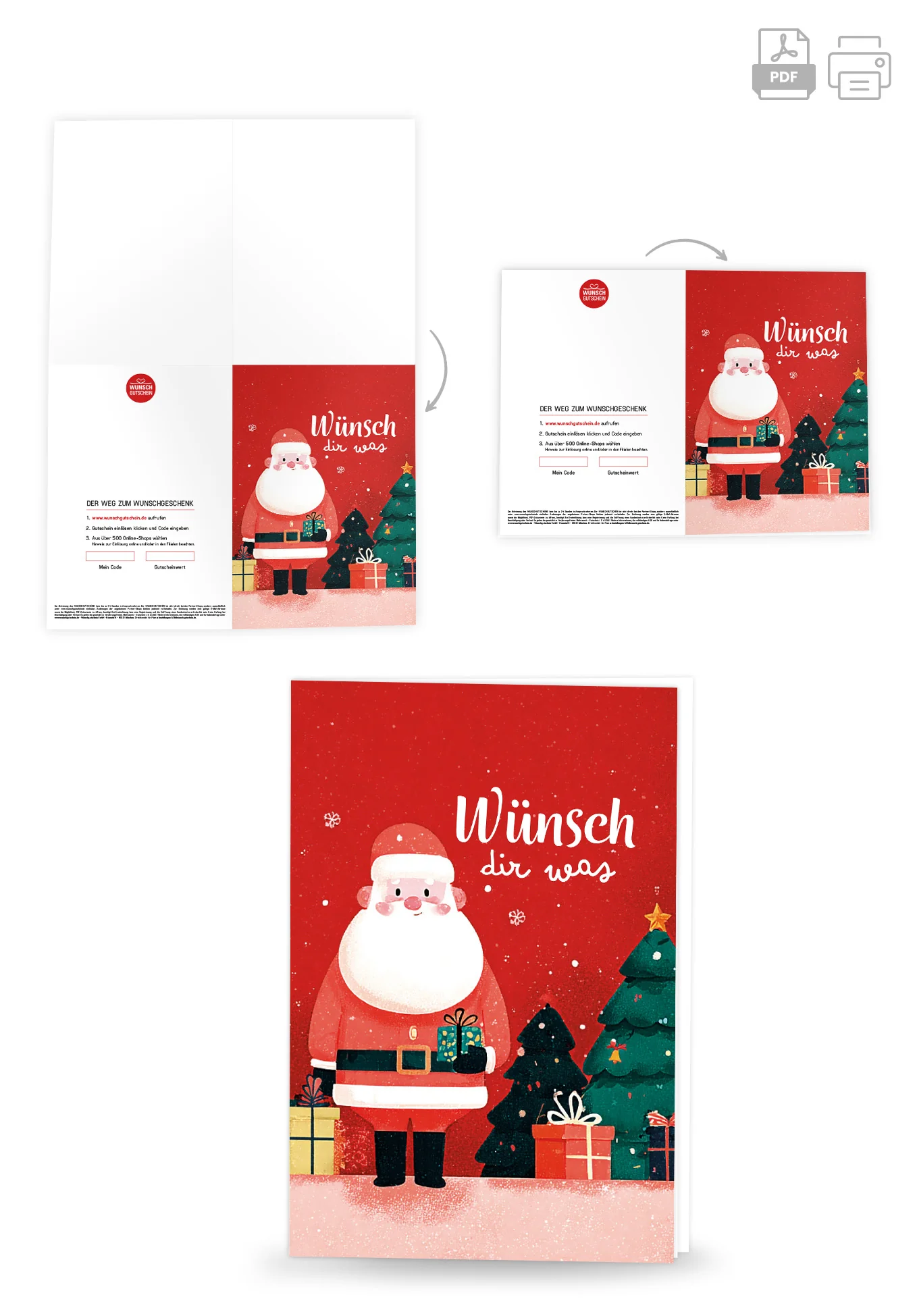 Wünsch dir was - Weihnachtsmann Rot PDF - Image 4