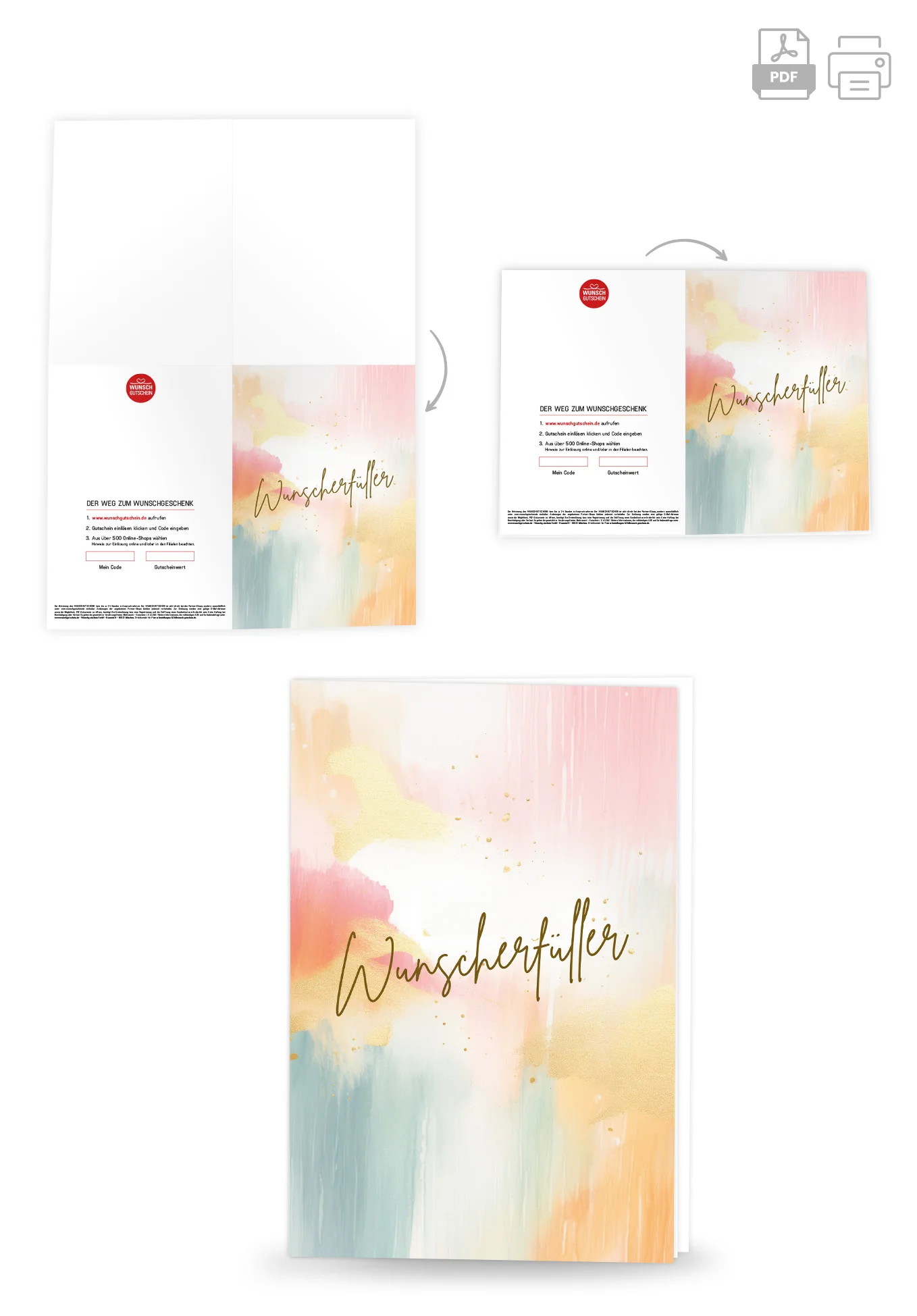 Wunscherfüller - Aquarell Bunt - Image 4