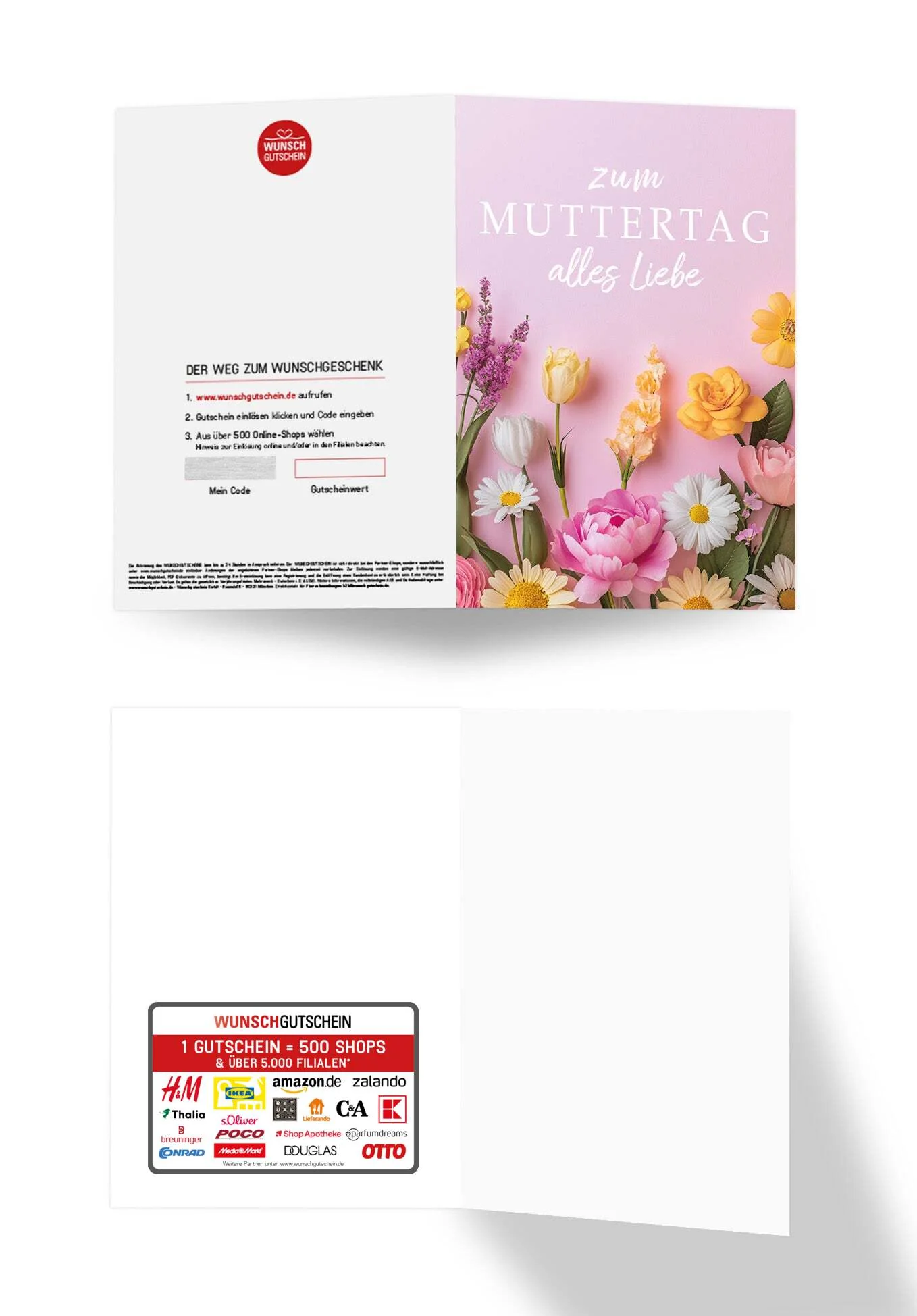 Zum Muttertag alles Liebe - Blumen Rosa PDF - Image 3