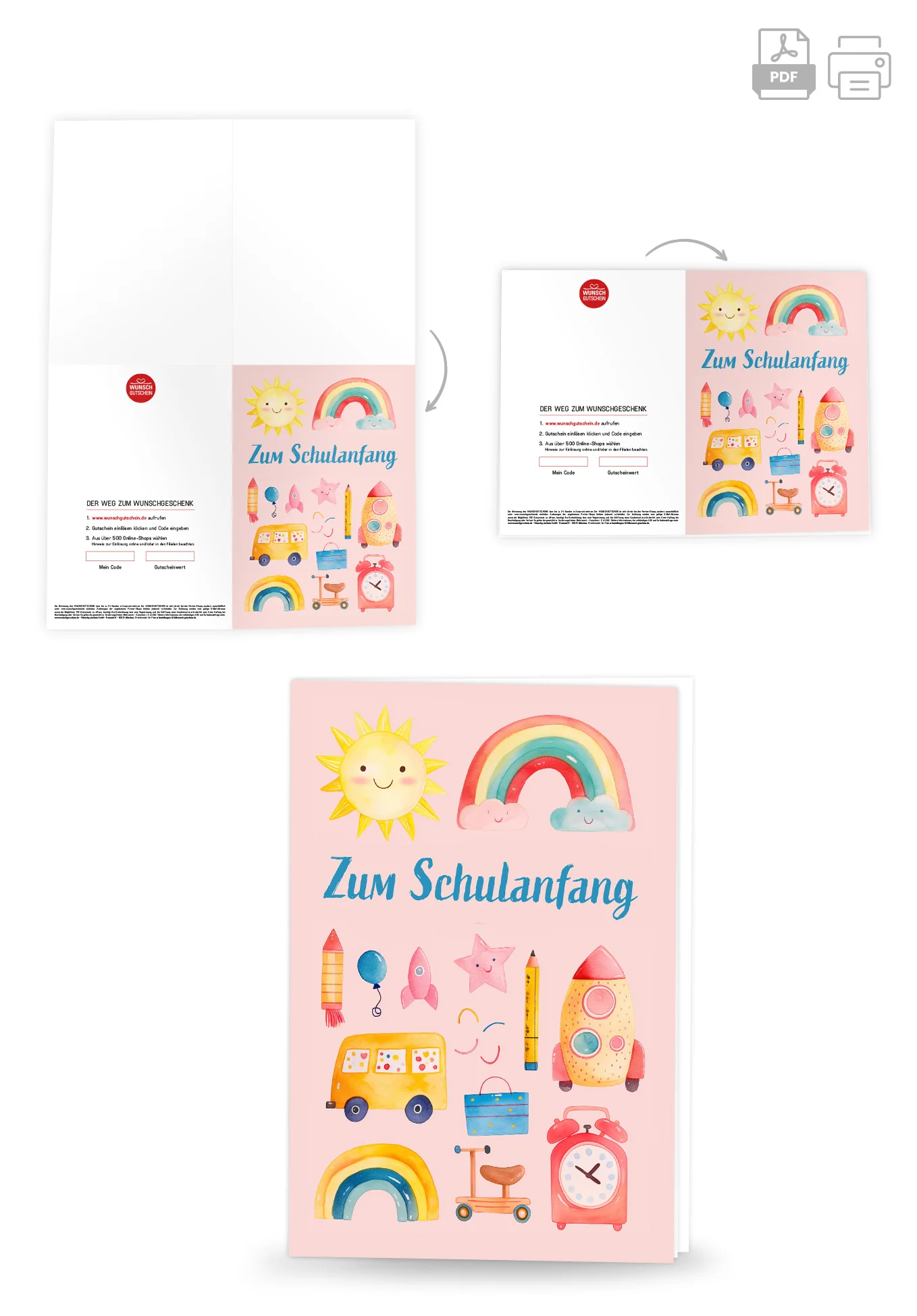 Zum Schulanfang - Wasserfarbe PDF - Image 4