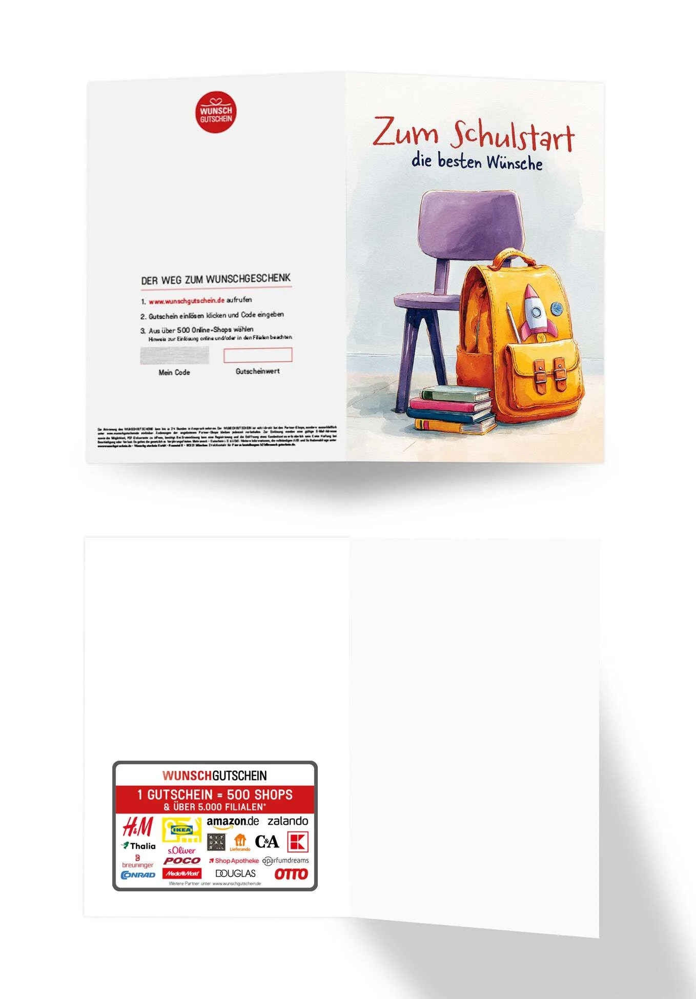 Zum Schulstart - Stuhl und Rucksack - Image 3