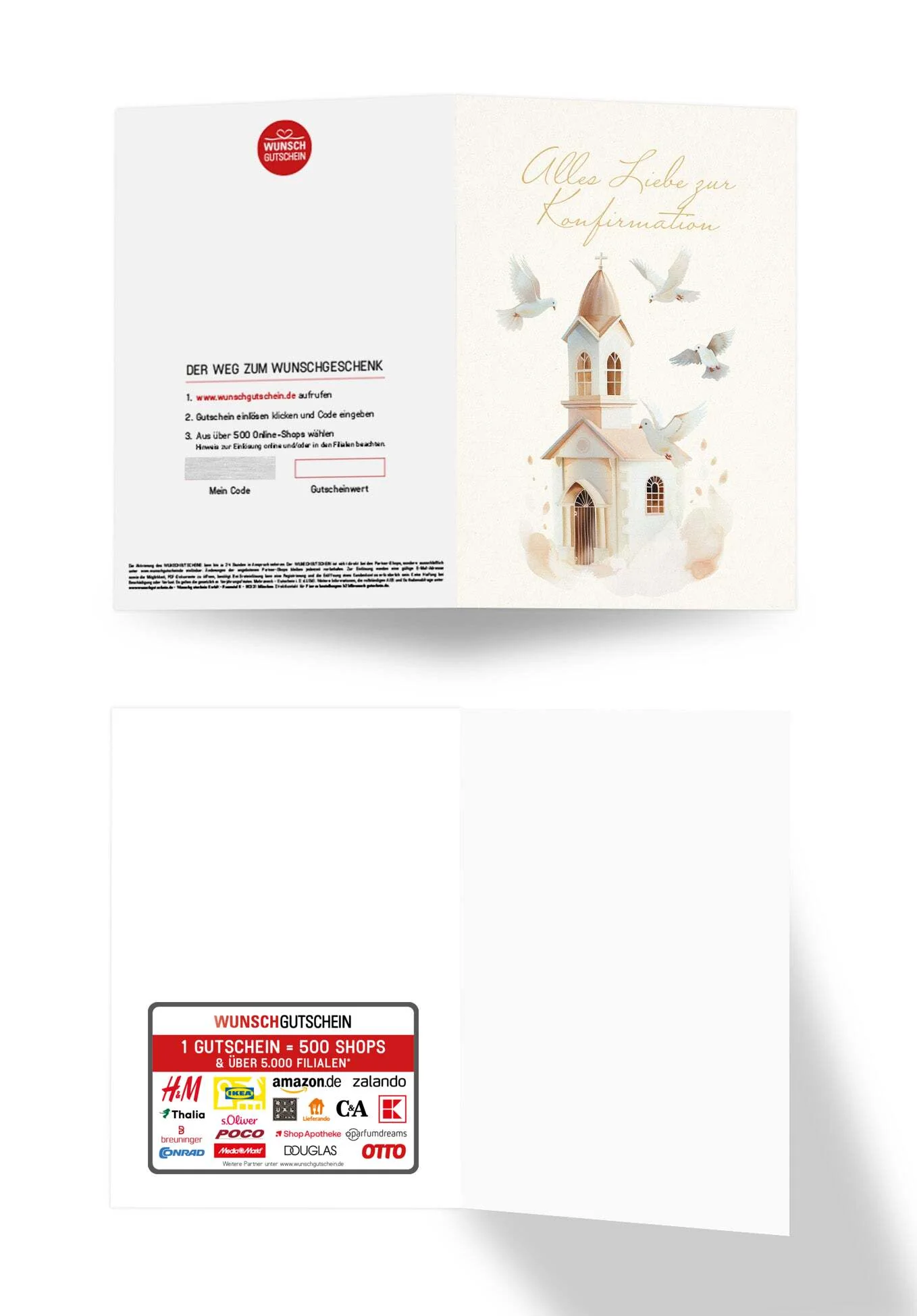 Zur Konfirmation - Kirche Beige - Image 3