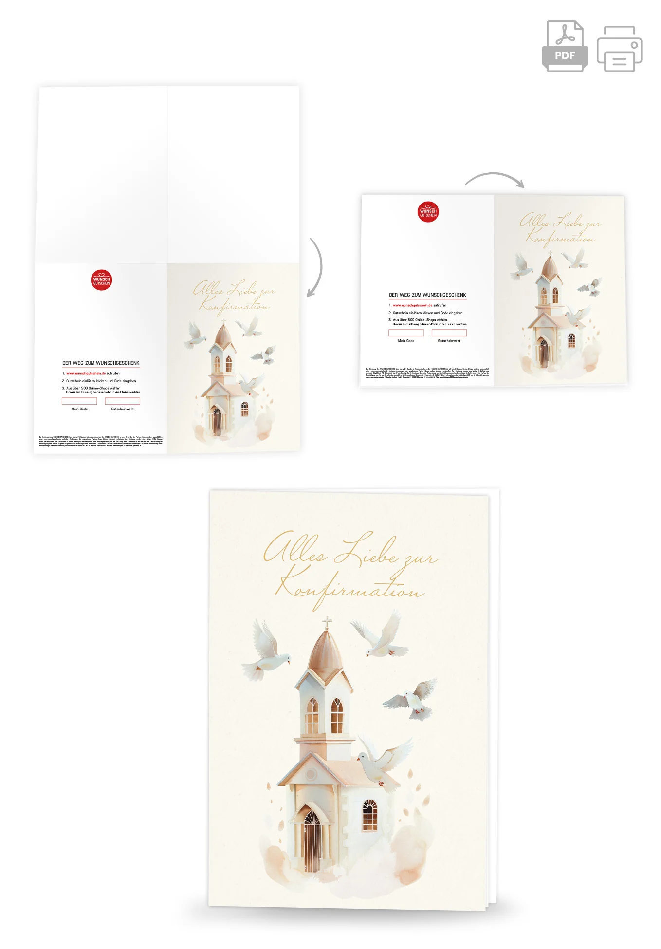 Zur Konfirmation - Kirche Beige PDF - Image 4