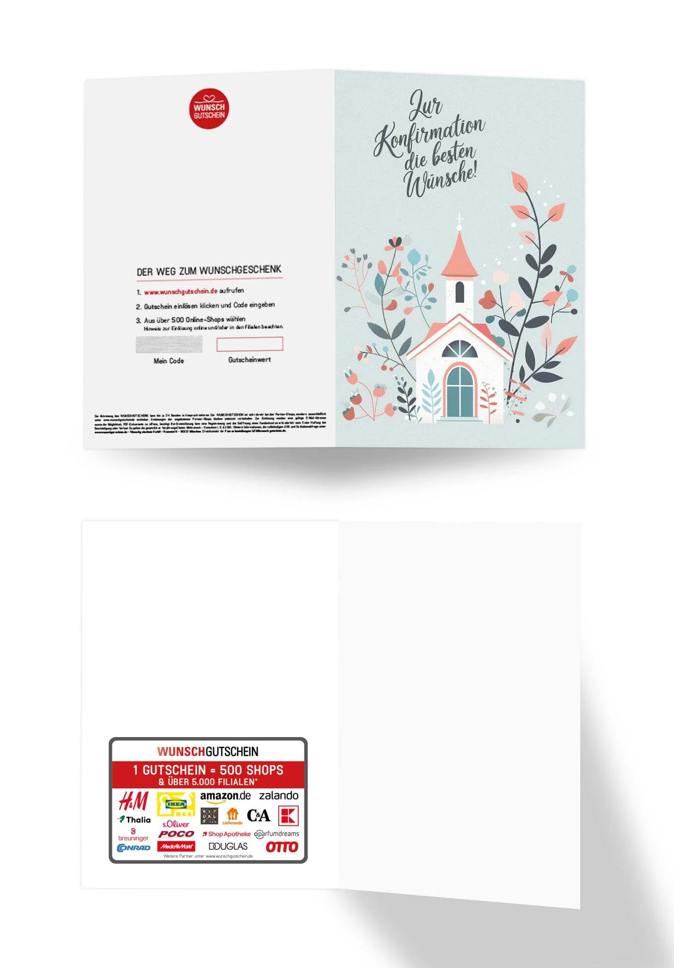 Zur Konfirmation - Kirche Rosa - Image 3